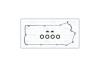 Прокладка клапанної кришки (к-кт) HYUNDAI ACCENT (II,III) 1.6i/ KIA RIO II 1.6i AJUSA '56073600 (фото 1)