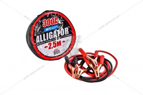 Провода прикуривателя 300А 2,5м (в сумке) ALLIGATOR 'BC632