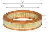 Фільтр повітряний Fiat Doblo 1,2L 00-, Punto 1,2L 99-09, Lancia Y 1,2L 96-99 Альфа ALPHA FILTER AF0111 (фото 1)