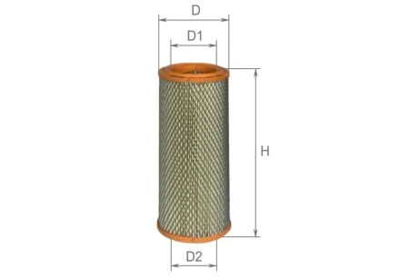 Фільтр повітряний Fiat Doblo/Cargo 1,6-1,9L 01- Альфа ALPHA FILTER AF0128