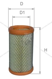 Фільтр повітряний NISSAN Kubistar; RENAULT Clio I, Clio II / Campus / Symbol, Kangoo / Express / Rapid, Twingo I, Twingo II Альфа ALPHA FILTER AF0210