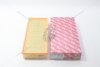 Фільтр повітряний VW Golf(75-92), Jetta (79-92),Passat (78-84)/Audi 80 (з металевою сіткою)L: 334 / L1: 134 / H: 43 Альфа ALPHA FILTER 'AF1640S (фото 4)