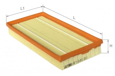 Фильтр воздушный Toyota Avensis I 1,6 T22-2,0 16V T22/ACM20 Альфа ALPHA FILTER AF1645