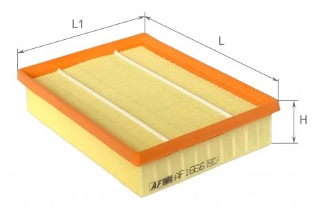 Фильтр воздушный Peugeot 307 1,4-2,0L 01-, Citroen C4 2,0L 04-10 Альфа ALPHA FILTER AF1666