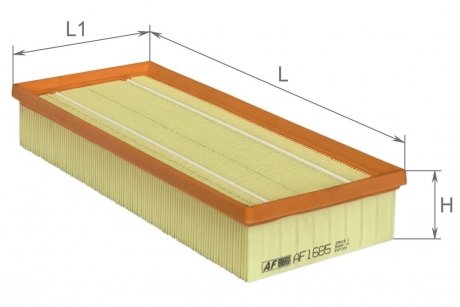 Фільтр повітряний Ford Mondeo I 1,8L 93-96, Mondeo II 1,8L 96-00 Альфа ALPHA FILTER AF1685