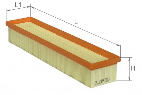 Фильтр воздушный Dacia Logan 1,5Cdi 04- / Nissan Almera 1,5Cdi 00-, Kubistar 03- / Renault 1,5Cdi Clio II 98-, Logan 04-, ThaliaPL 98- Альфа ALPHA FILTER AF1689
