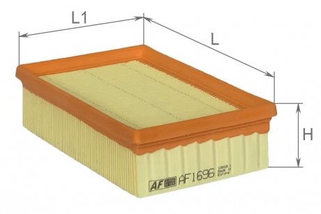 Фильтр воздушный Renault Laguna 2,0L 93-01, Safrane 2,0L 92-00 Альфа ALPHA FILTER AF1696