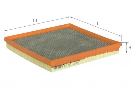 Фильтр воздушный (с сеткой)Chevrolet Cruze 1,6-1,8L 09- / Opel Astra J 1,4-1,6L 09- Альфа ALPHA FILTER AF1821s