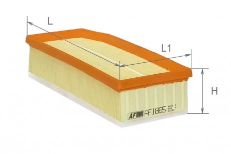 Фильтр воздушный Renault Clio 12-, Capture 13-/ Dacia Duster 13-, Logan 12-, Sandero 12- Dokker 12- Альфа ALPHA FILTER AF1865