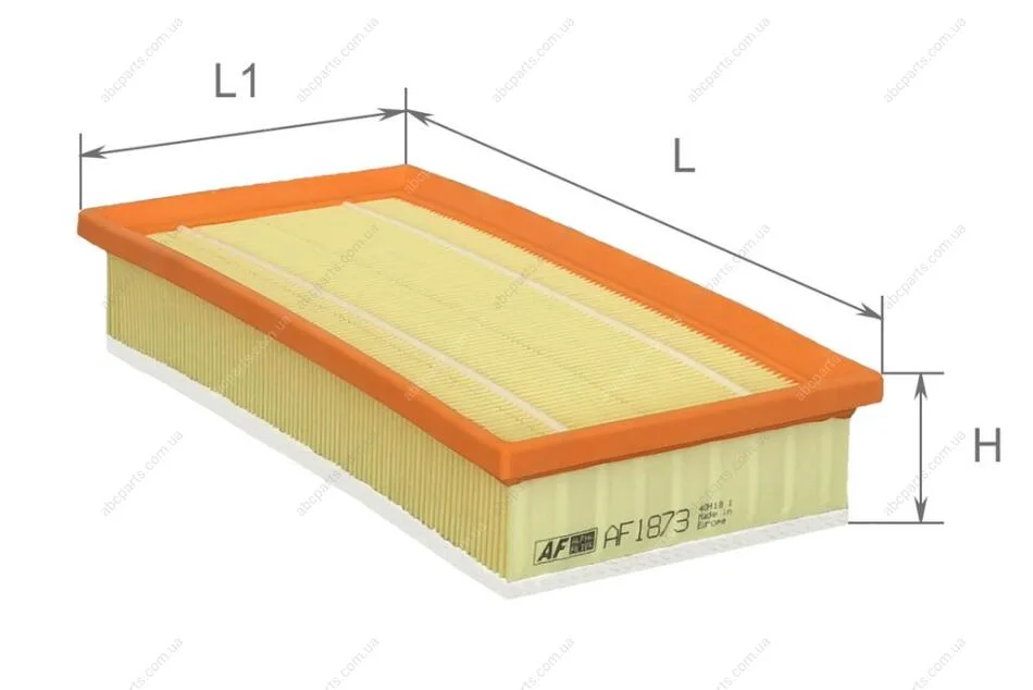 Фильтр воздушный Peugeot 407 2,0L 04-, 508 2,0-2,2L 10- / Citroen C5 2,0-2,2L 08- Альфа ALPHA FILTER AF1873 (фото 1)