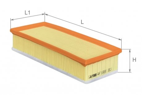 Фильтр воздушный Audi 1,8-2,0L A4 07-, A5 07-, Q5 07- Альфа ALPHA FILTER AF1881
