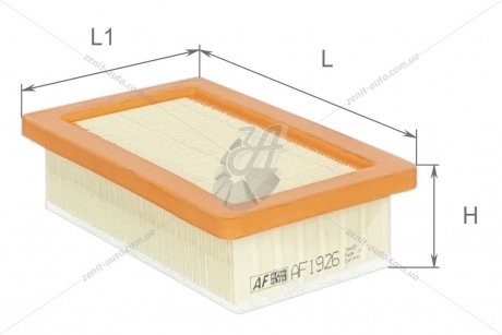 Фильтр воздушный RENAULT Twingo III; SMART Fortwo, Cabrio, Forfour Альфа ALPHA FILTER AF1926