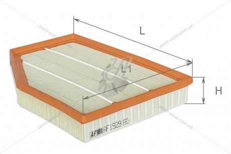 Фильтр воздушный BMW 5 (E60/E61), 6 (E63/64), Z4 (E85/E86) Альфа ALPHA FILTER AF1929