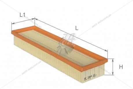 Фільтр повітряний СITROEN C3II (A51); PEUGEOT 207 Альфа ALPHA FILTER AF1944