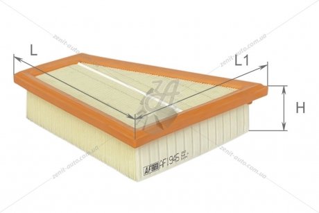 Фильтр воздушный BMW 5, 5GT, X1, Z4 Альфа ALPHA FILTER AF1945