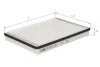 Фільтр салону VW Passat 1,6-2,9L 88-97 Альфа ALPHA FILTER AF5043 (фото 1)