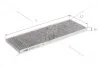 Фільтр салону Citroen Jumper/Fiat Ducato/Peugeot Boxer (-06) (з активованим вугіллям) Альфа ALPHA FILTER AF5054a (фото 1)