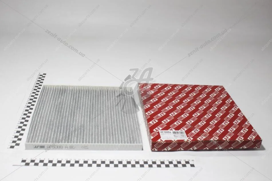 Фільтр салону (з акт вугіллям)Nissan Murano 2,5-3,5L 08-, Teana 2,5-3,5L 08- Альфа ALPHA FILTER AF5088a (фото 1)