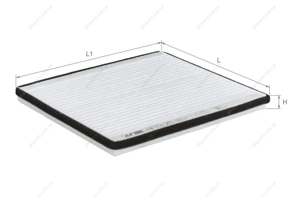 Фильтр салона Toyota Rav4 1,8-2,0L /2,0D 00-06, Yaris 1,0-1,5L 99-05 / Subaru Legacy 2,0D 08-, Outback 2,0D 08-09 Альфа ALPHA FILTER AF5126 (фото 1)