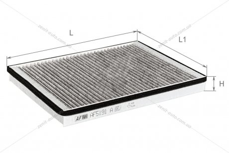 Фильтр салона (с акт углем) CHEVROLET Captiva; OPEL Antara; CHEVROLET EUROPE Captiva, Captiva II Альфа ALPHA FILTER AF5191a