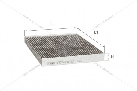 Фильтр салона с акт углем Sonata VII / Nexo (15-), Kia Cadenza II (16-) Альфа ALPHA FILTER AF5258a