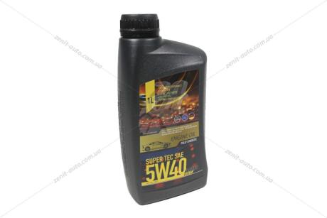 Масло ДВС 5W-40 SuperTec, API SN/CF, ACEA A3/B4, Fiat 9.55535-M2, 1л, синт. AMB 316-1
