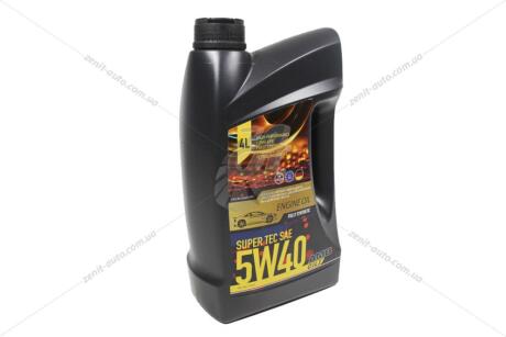 Масло ДВС 5W-40 SuperTec, API SN/CF, ACEA A3/B4, Fiat 9.55535-M2, 4л, синт. AMB 316-4