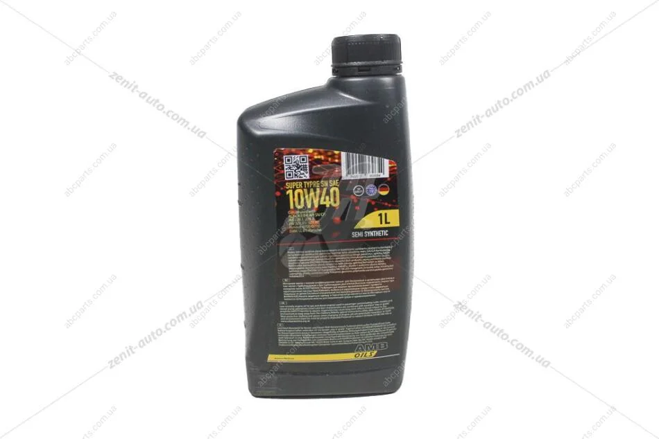 Масло ДВС 10W-40 Super Type, API SN/CF, 1л, синт. AMB 338-1 (фото 1)