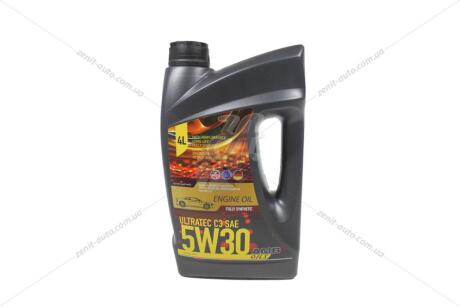 Масло ДВС 5W-30 UltraTec C3, API SN/CF, ACEA C3, VW 504.00/507.00, 4л, синт. AMB 349-4