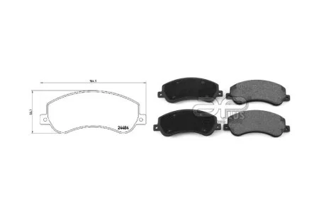 Колодки гальмiвні передні VW Amarok (S1B, S6B, S7B) (11-) APPLUS 71171BAAP