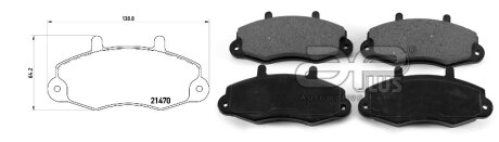 Колодки тормозные передние Ford Transit IV (E_ _) (04/91-03/00) APPLUS '71216AAP