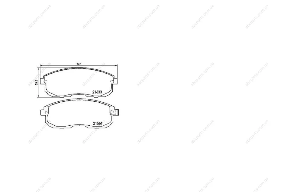 Колодки тормозные перед SUZUKI SX4 (EY, GY) (06/06-) APPLUS 71218BAAP (фото 1)