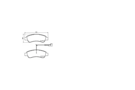 Колодки гальмiвнi задні Fiat Ducato (250_) (07/06-12/11) (71255BAP) APPLUS '71255BAP