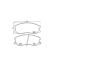 Колодка гальмiвна перед CHEVROLET CAPTIVA (C100, C140) (06/06-) APPLUS 71302BAAP (фото 1)