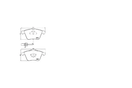 Колодка гальмiвна перед AUDI A6 (4F2, C6) (04/04-06/11) APPLUS 71312BAAP