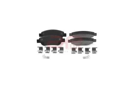 Колодки гальмiвнi передні Citroen C1/Peugeot 107, 108/Toyota Aygo (05-,14-) (71549BAP) APPLUS '71549BAP