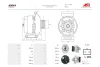 Генератор Renault Clio II, Logan I, Laguna II 1.4, 1.6i (98A) (A0044) AS 'A0044 (фото 1)