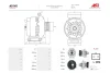 Генератор Renault Clio II, Kangoo (97-) 1.4, 1.6i (85A) (A0145) AS 'A0145 (фото 1)