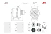 Генератор Renault Clio II, Kangoo (97-) 1.4, 1.6i (85A) (A0145) AS 'A0145 (фото 2)