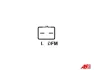 Генератор Citroen Jumpy (I,II)/ Fiat Scudo (07-) 1.6, 1.9, 2.0d (150A) (A3122) AS 'A3122 (фото 5)