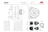 Генератор Renault Logan I, Duster (10-) 1.4, 1.6i (95A) (A3130S) AS 'A3130S (фото 1)