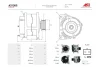 Генератор Renault Logan I, Duster (10-) 1.4, 1.6i (95A) (A3130S) AS 'A3130S (фото 2)