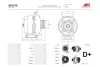 Генератор Fiat 500 (07-) 1.2i, 1.3d, Doblo (05-) 1.3d, 1.4i (70A) (A4131S) AS 'A4131S (фото 2)