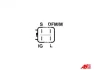Генератор Toyota Land Cruiser Prado (J12,J15), Hilux (VI,VII) 2.5, 3.0d (80A) (A6025) AS 'A6025 (фото 5)