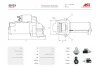 Стартер Citroen Jumper II/ Fiat Ducato (06-)/ Ford Tarnsit (06-14, 13-18) 2.2d (12 зуб.) (S0123) AS 'S0123 (фото 2)