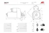 Стартер Jeep Cherokee (08-) 2.8d (10 зуб.) (S0619S) AS 'S0619S (фото 2)