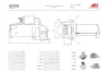 Стартер Citroen Jumper II/ Fiat Ducato (06-)/ Ford Transit (06-14) 2.2d (12 зуб.) (S3172S) AS 'S3172S (фото 2)