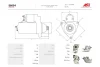 Стартер Toyota Land Cruiser Prado (J12) 4.0i (10 зуб.) (S6054) AS 'S6054 (фото 1)