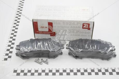Колодки тормозные передние Renault Kadjar/Nissan X-Trail (14-) ASAM 72619