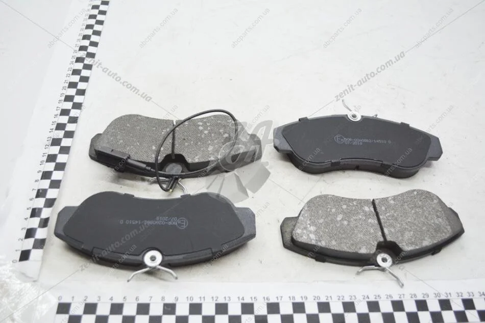 Колодки гальмівні передні Citroen Jumper/Fiat Ducato/Peugeot Boxer (94-) Asam ASAM 74253 (фото 1)